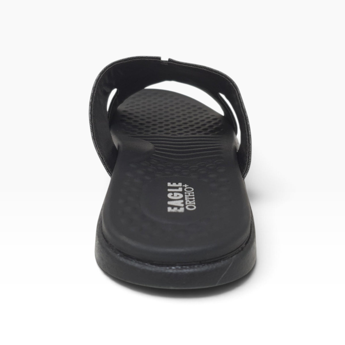 JK-8108-434 Black Mens Slippers & Flip Flops