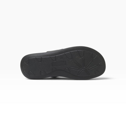 JK-8108-434 Black Mens Slippers & Flip Flops