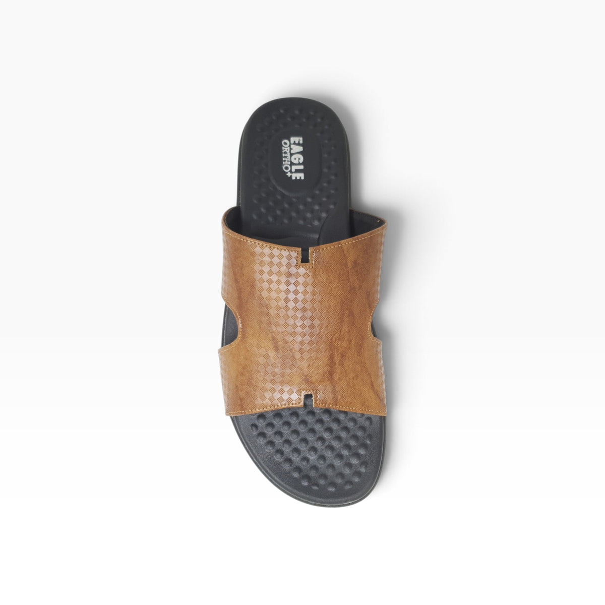 JK-8108-434 Tan Mens Slippers & Flip Flops