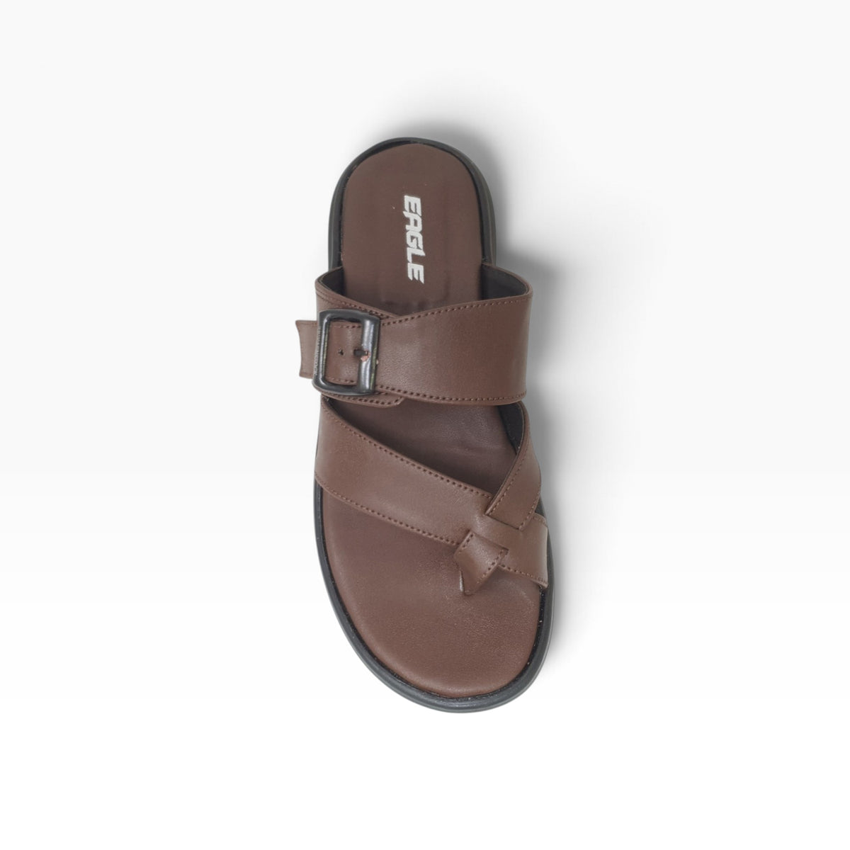JK-8114-437 Brown Mens Slippers & Flip Flops