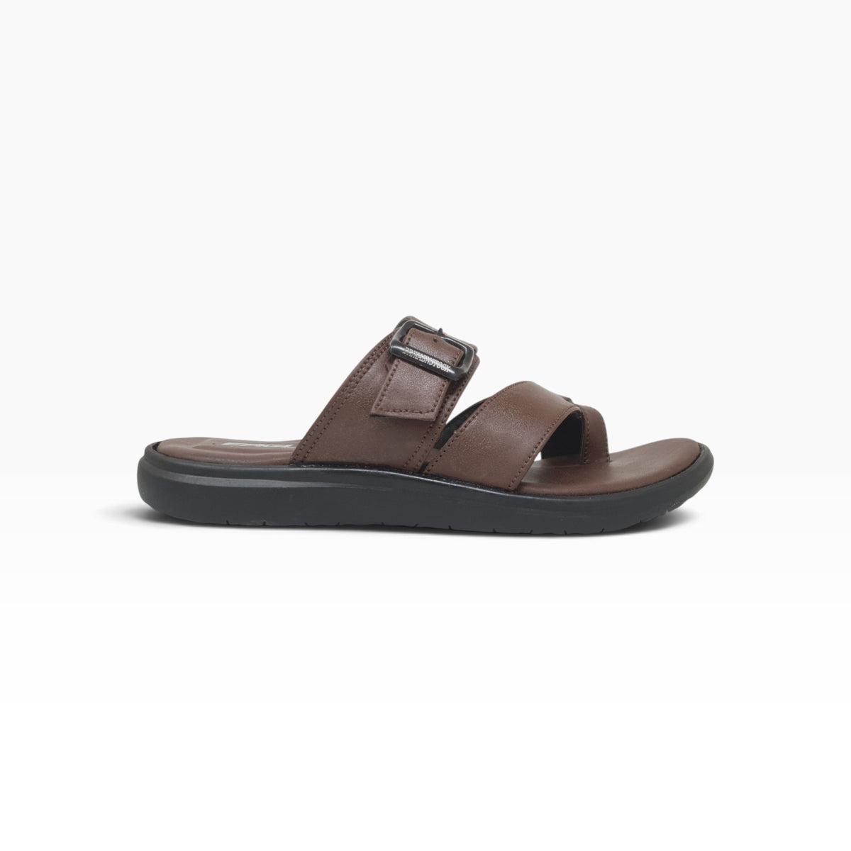 JK-8114-437 Brown Mens Slippers & Flip Flops