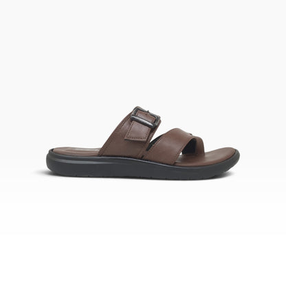 JK-8114-437 Brown Mens Slippers & Flip Flops