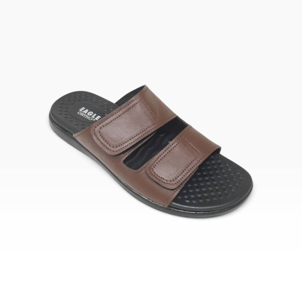 JK-8117-434 Brown Mens Slippers & Flip Flops