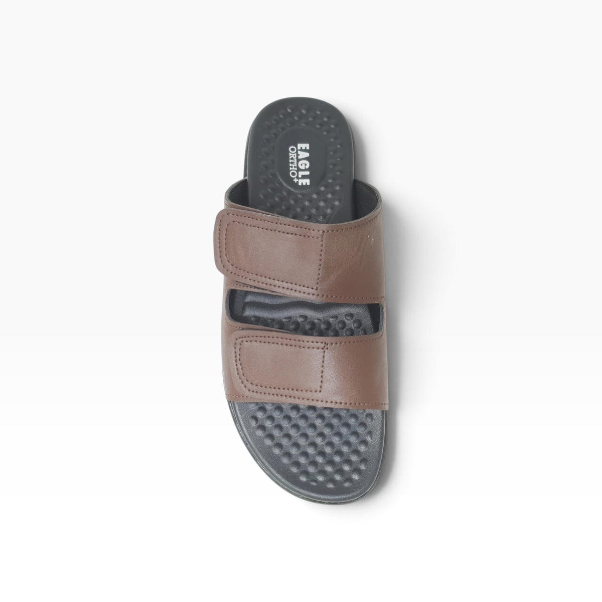 JK-8117-434 Brown Mens Slippers & Flip Flops