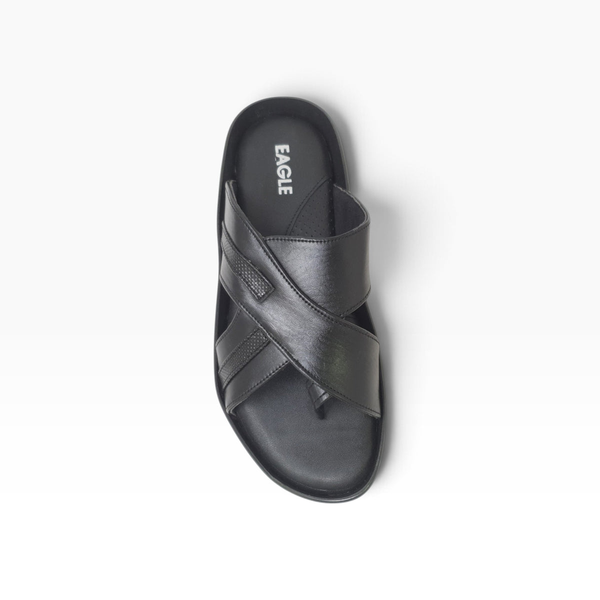 JK-8127-304 Black Mens Slippers & Flip Flops