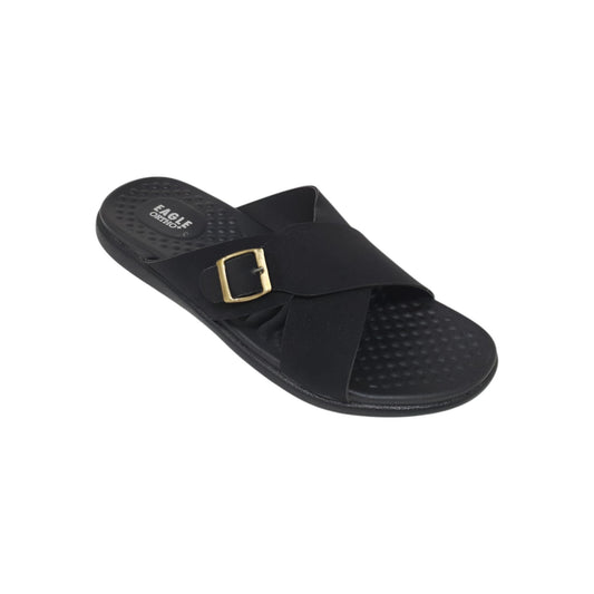 JK-995-434 Black Mens Slippers & Flip Flops