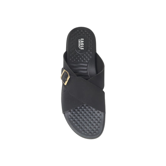 JK-995-434 Black Mens Slippers & Flip Flops