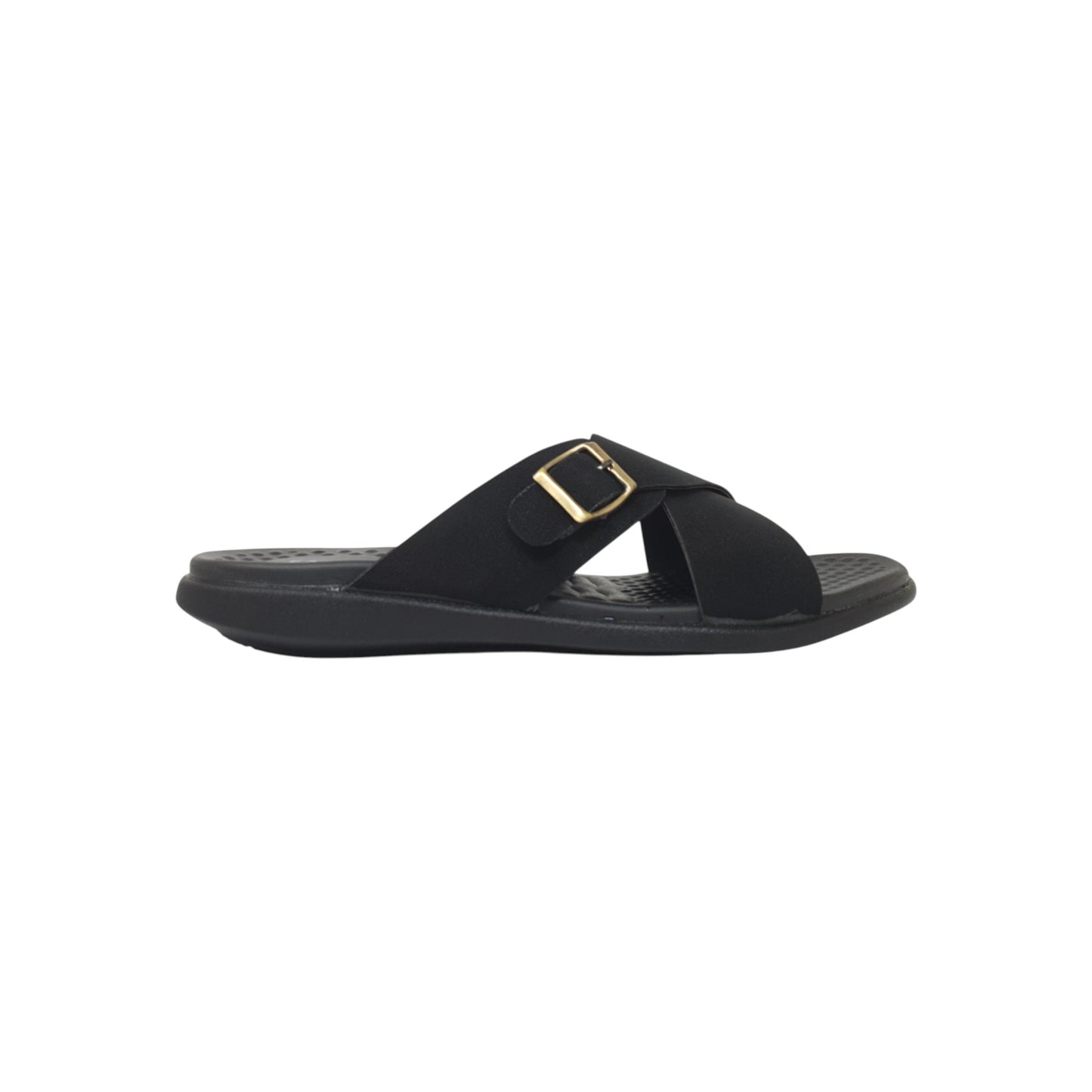 JK-995-434 Black Mens Slippers & Flip Flops