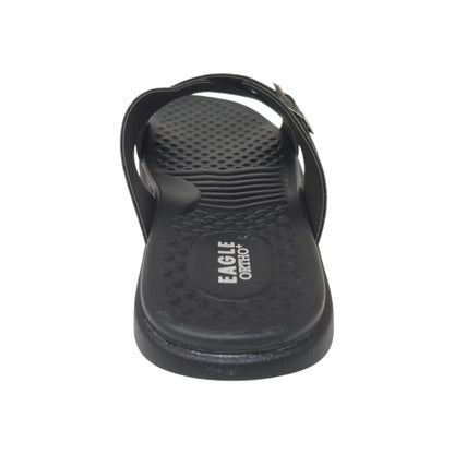 JK-995-434 Black Mens Slippers & Flip Flops