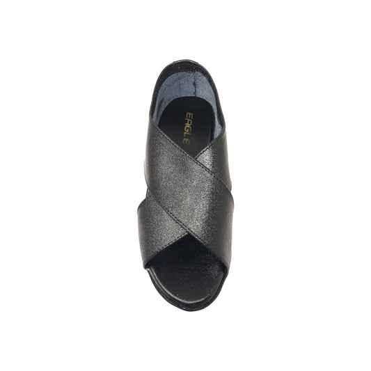 K-102-154 Black Mens Sandals & Floaters
