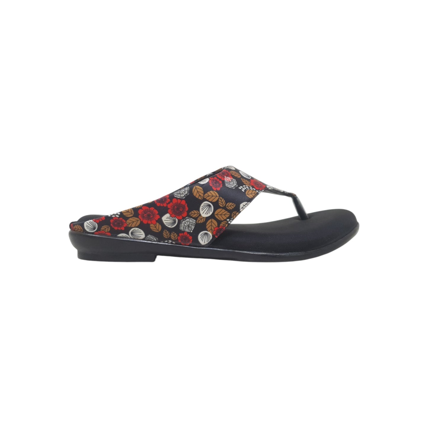 KI-143-A Black Womens Flats