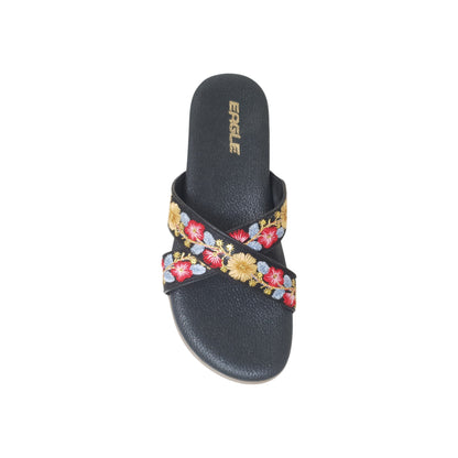 Ki-197 Black Womens Flats