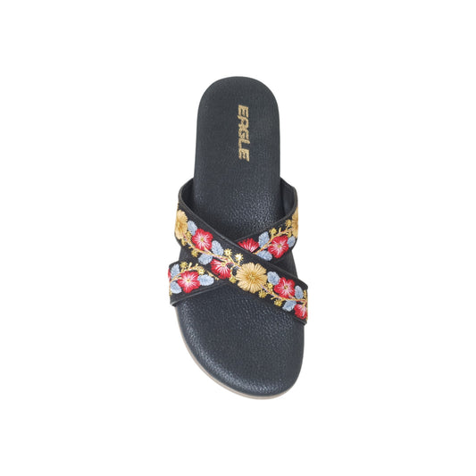 Ki-197 Black Womens Flats