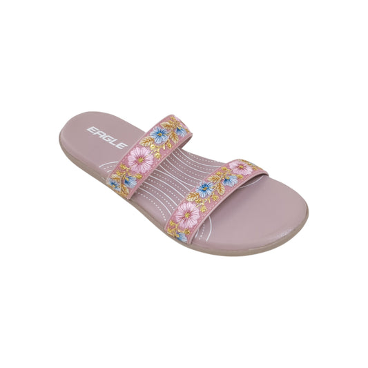 KI-198 Peach Womens Flats