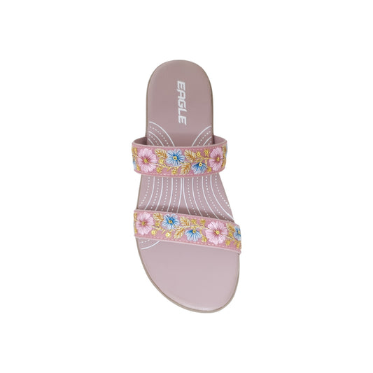 KI-198 Peach Womens Flats