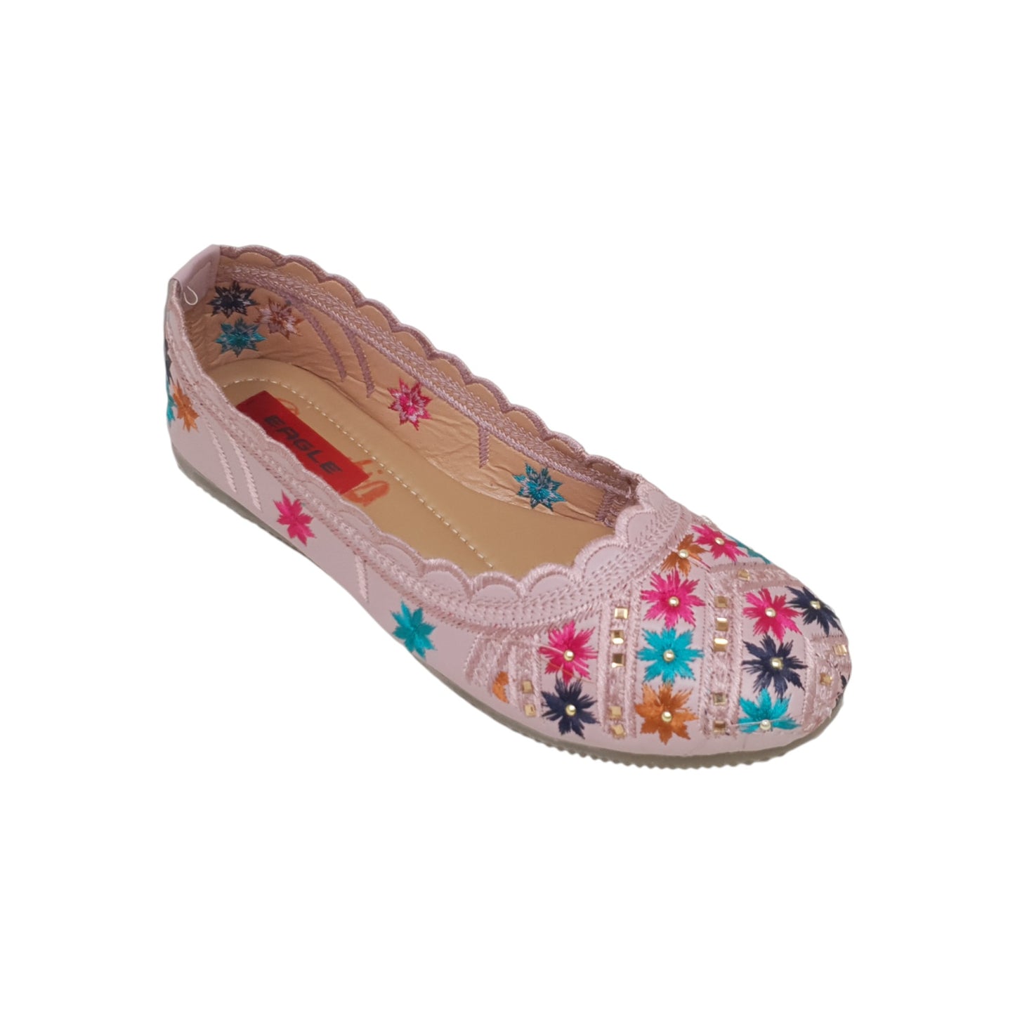 KP-101 Peach Womens Shoes & Ballerines