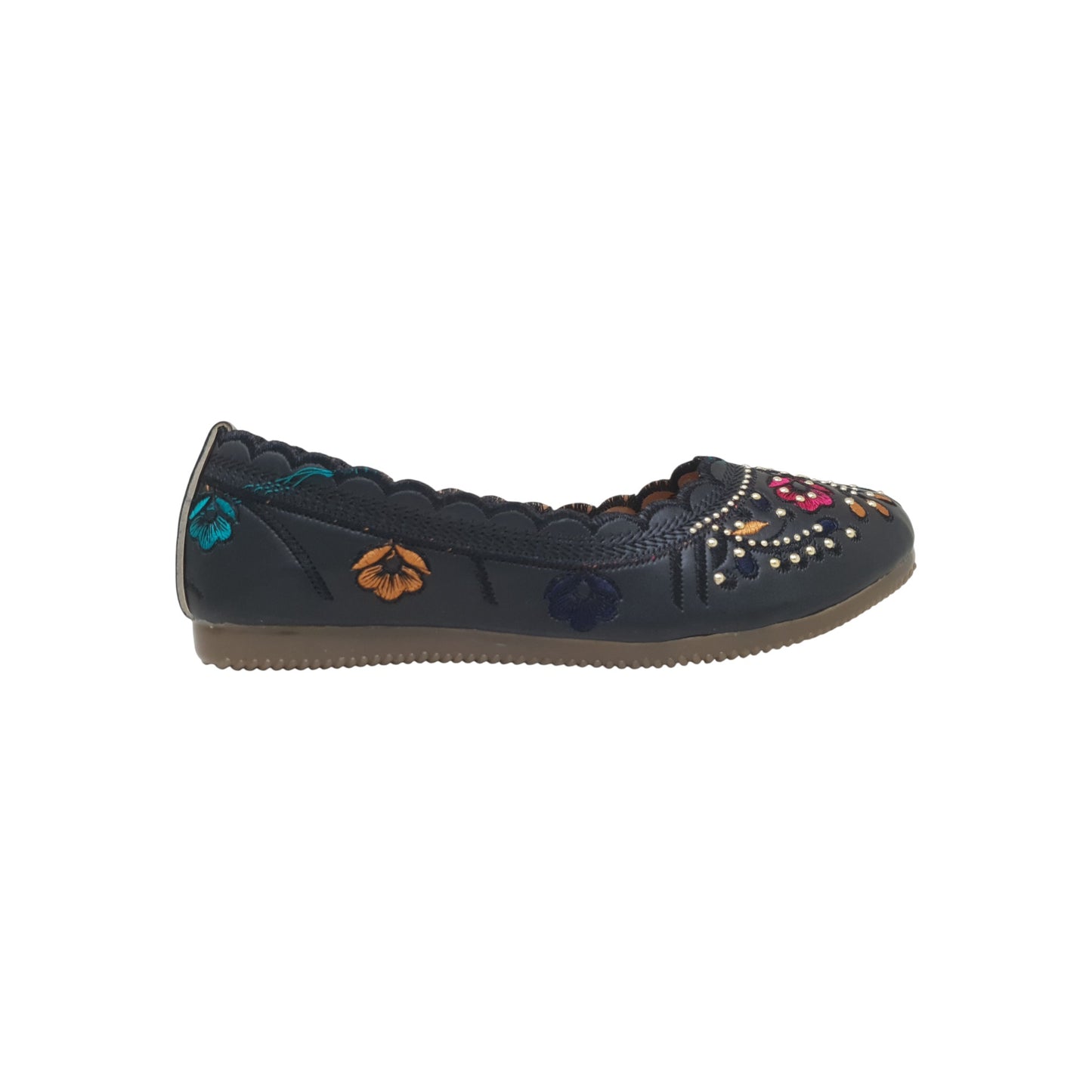 KP-102 Black Womens Shoes & Ballerines