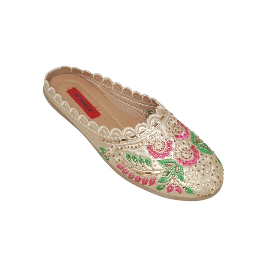 KP-103 Gold Womens Shoes & Ballerines