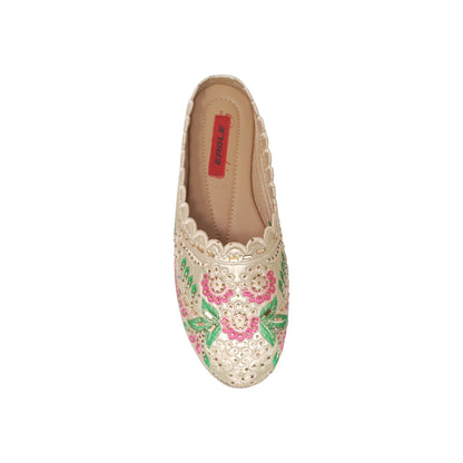 KP-103 Gold Womens Shoes & Ballerines