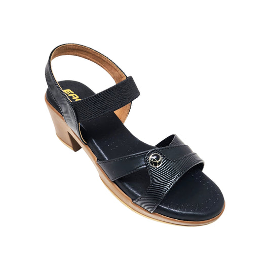 MK-134 Black Womens Sandals