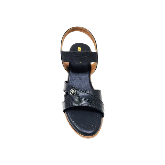 MK-134 Black Womens Sandals