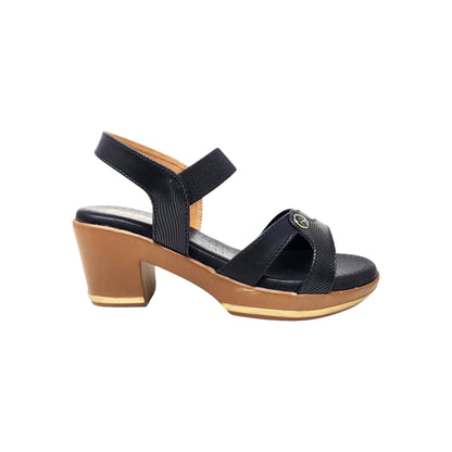 MK-134 Black Womens Sandals