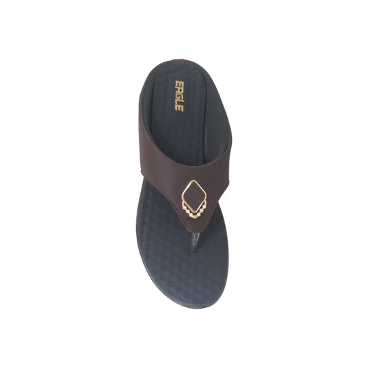 MS-109-X Brown Womens Flats