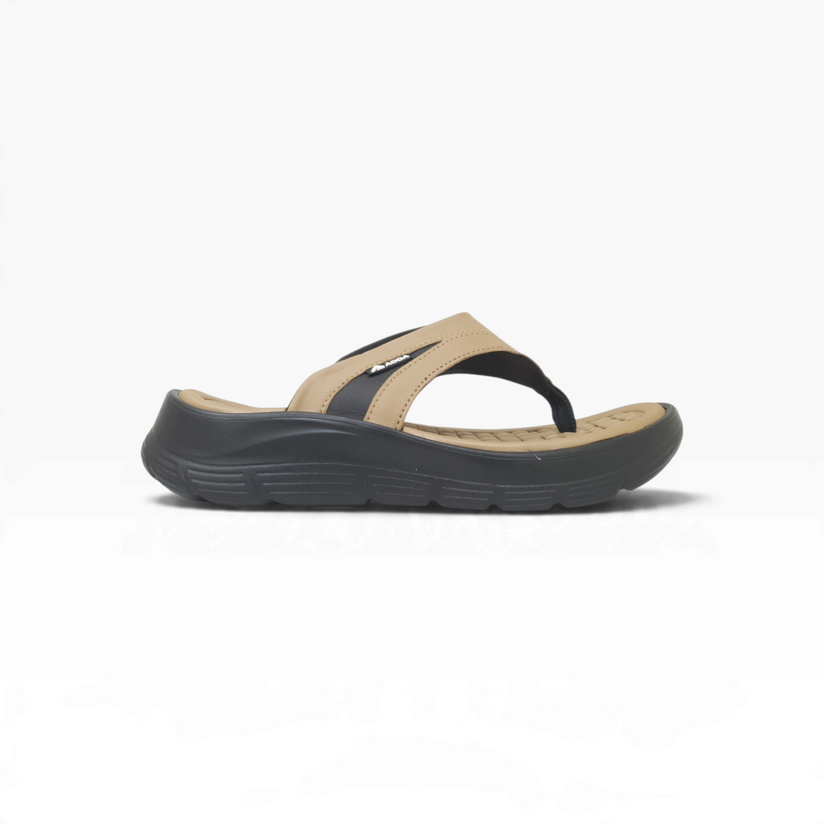 Mustang-02 Beige Mens Clogs & Sliders