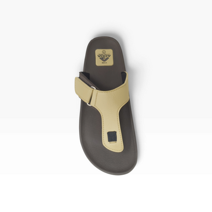 Omega-101 Beige Mens Clogs & Sliders