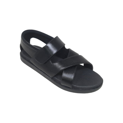 P-944-117 Black Mens Sandals & Floaters