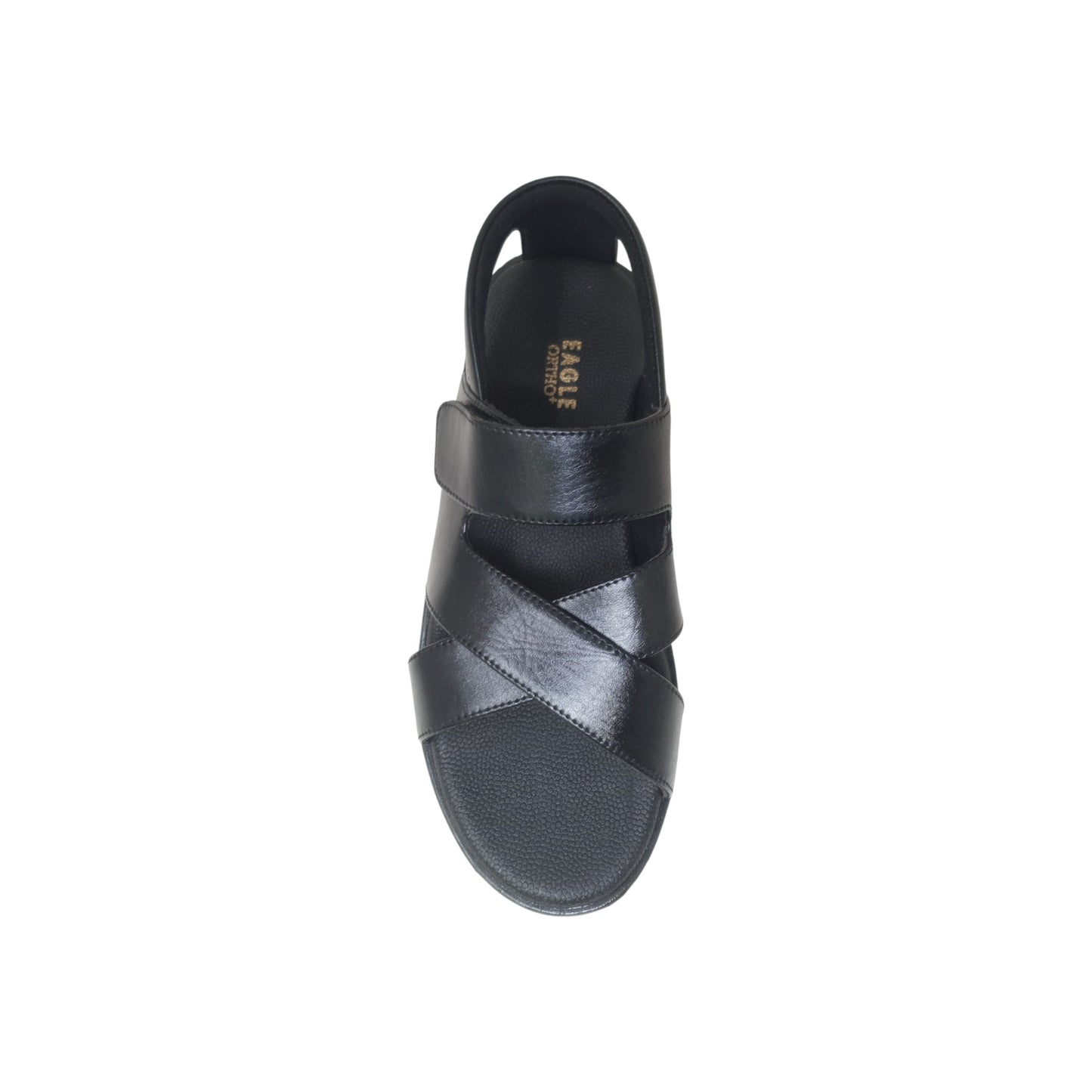 P-944-117 Black Mens Sandals & Floaters