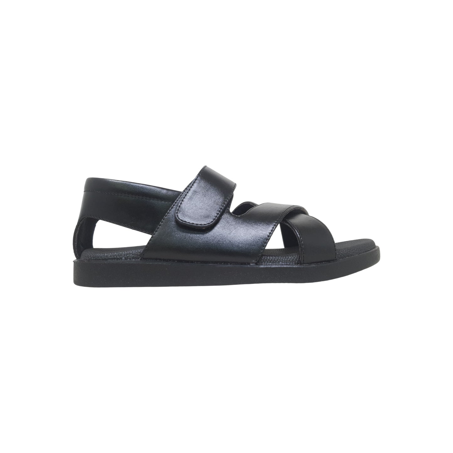 P-944-117 Black Mens Sandals & Floaters