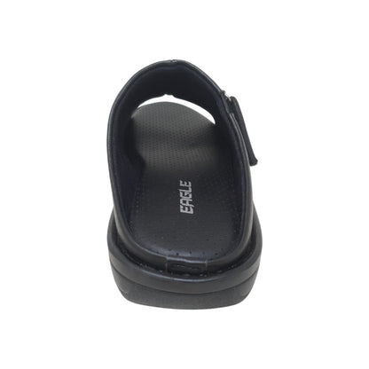P-957-109-A Black Mens Slippers & Flip Flops