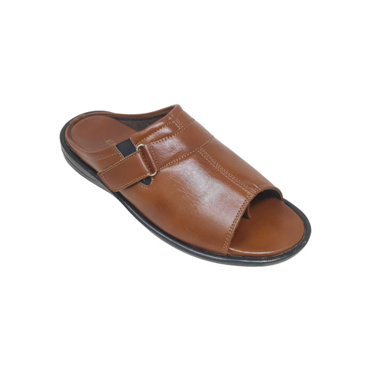 P-957-269 Tan Mens Slippers & Flip Flops