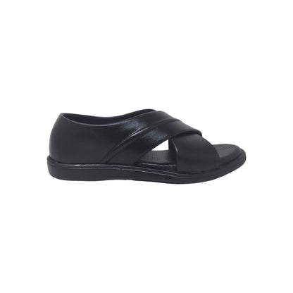 P-963-304 Black Mens Sandals & Floaters