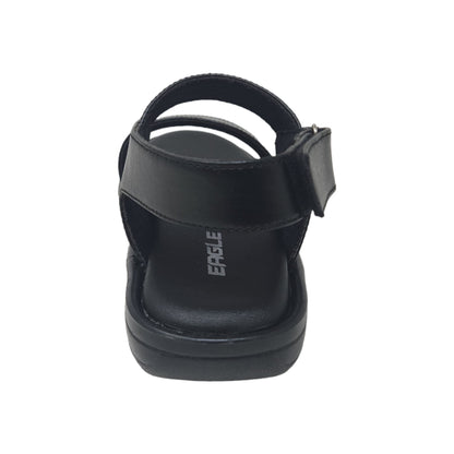 P-970-349 Black Mens Sandals & Floaters