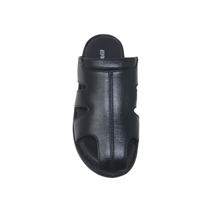 P-971-406 Black Mens Slippers & Flip Flops