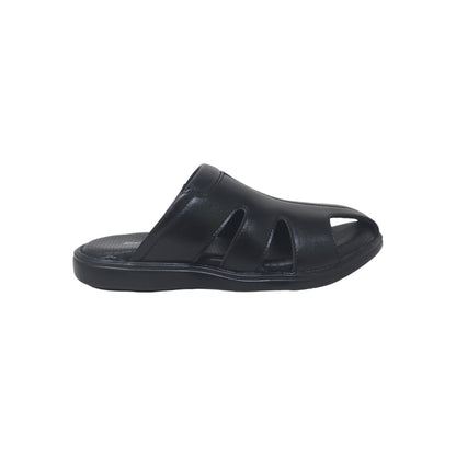 P-971-406 Black Mens Slippers & Flip Flops
