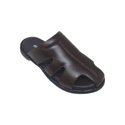 P-971-406 Brown Mens Slippers & Flip Flops