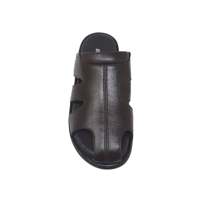 P-971-406 Brown Mens Slippers & Flip Flops