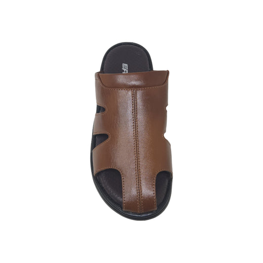 P-971-406 Tan Mens Slippers & Flip Flops
