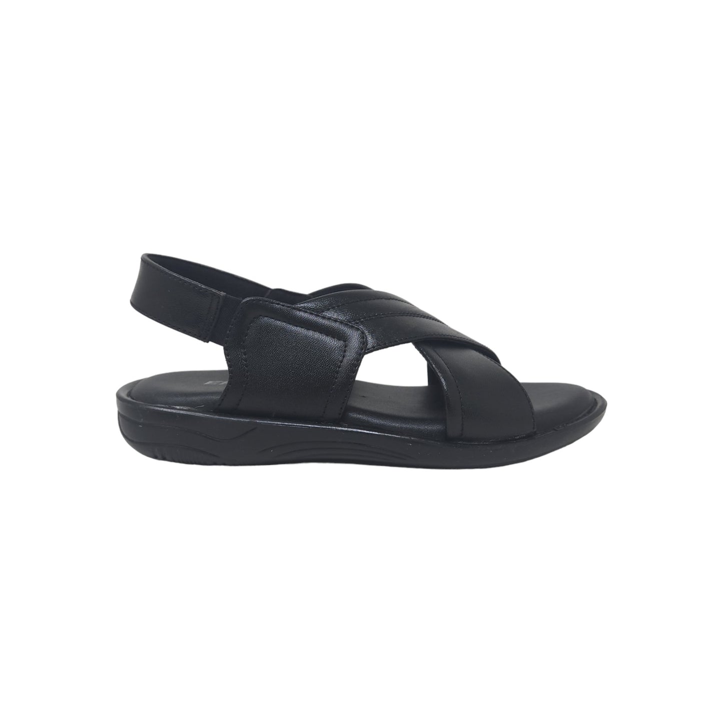 P-975-352 Black Mens Sandals & Floaters