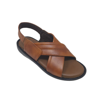 P-975-352 Tan Mens Sandals & Floaters