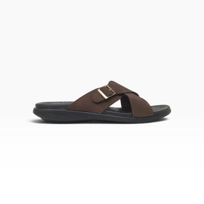 P-995-434 Brown Mens Slippers & Flip Flops