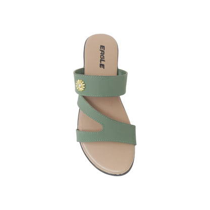 PC-247 Green Womens Flats