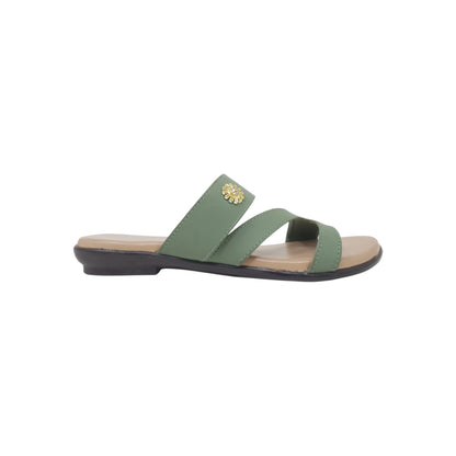 PC-247 Green Womens Flats