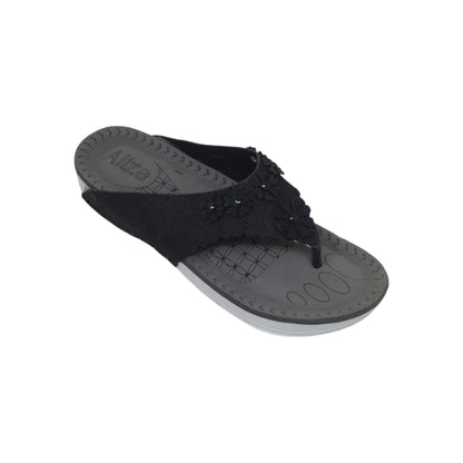 PD-804 Black Womens Flats