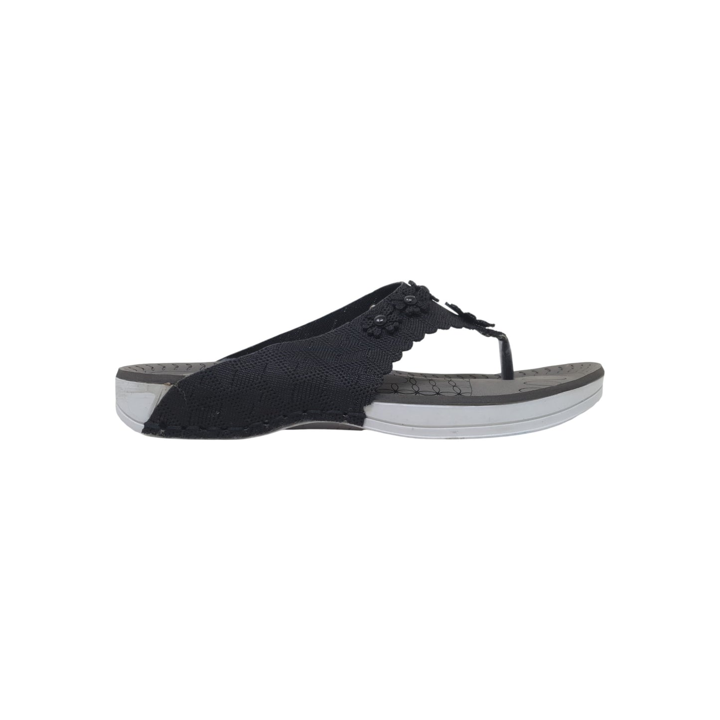 PD-804 Black Womens Flats