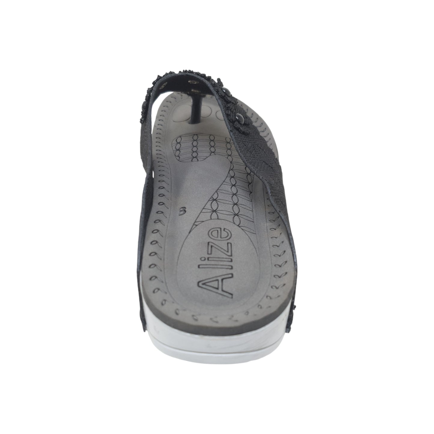 PD-804 Black Womens Flats