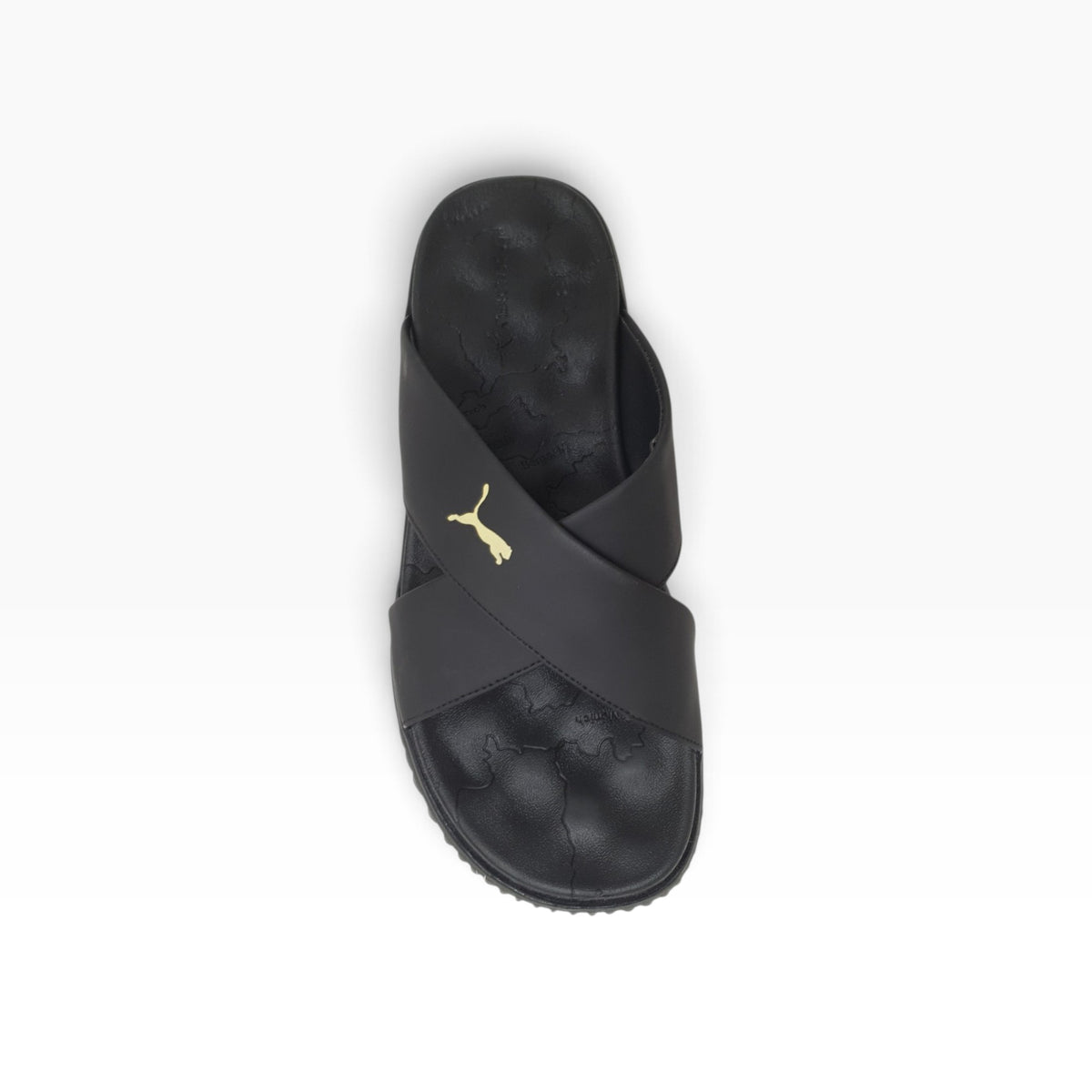 PKM-105 Black Mens Slippers & Flip Flops